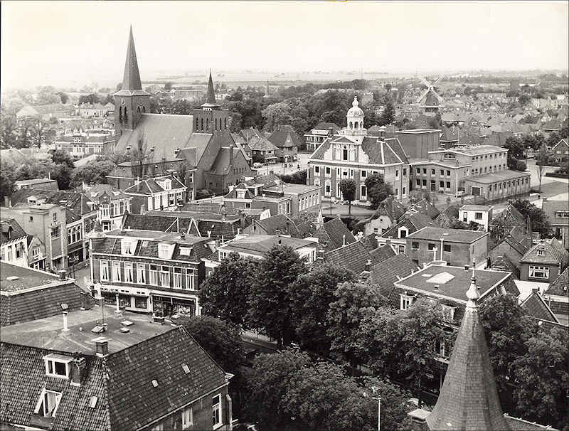 Heerenveen, panorama 1956